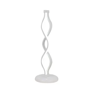 LightElegance - Lampe de Table LED Blanche en Forme de Spirale
