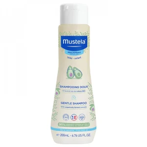Mustela Shampoing Doux bébé à l’avocat BIO 200ml
