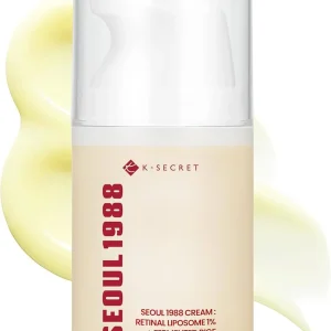 K-SECRET SEOUL 1988 CREAM: RETINAL LIPOSOME 1% + FERMENTED RICE 50ml