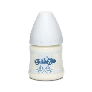 Biberon Suavinex  Blue Toy avec tétine Physiologique 150ml 0-6m silicone