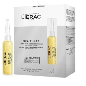 LIERAC CICA FILLER Sérum boite de 3 ampoules 10 ml