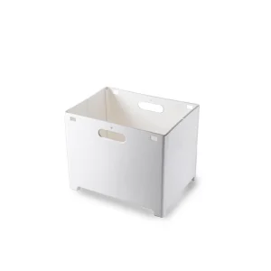 Panier à Linge Suspendu en Plastique Versatile Blanc